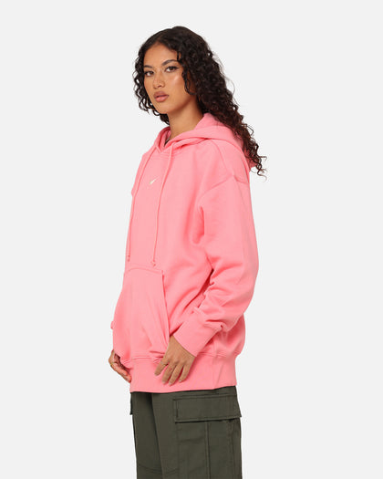 Nike Women's Sportswear Phoenix Fleece Oversized Pullover Hoodie Coral Chalk/Sail