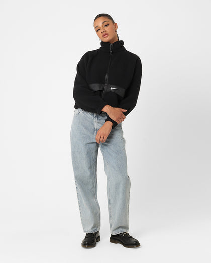 Nike Women's Sportswear Sherpa Jacket Black/Black/White