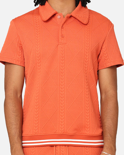 XXIII Danny Knit Polo Shirt Bright Red