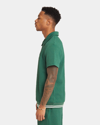 XXIII Danny Knit Polo Shirt Dark Green