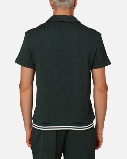 XXIII Danny Knit Polo Shirt Deep Green