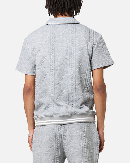 XXIII Danny Knit Polo Shirt Grey