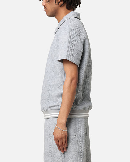 XXIII Danny Knit Polo Shirt Grey