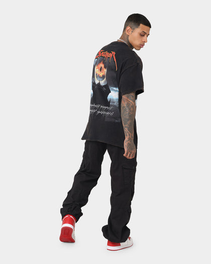 73Studio X The Lord Of The Rings Sauron Vintage T-Shirt Black Wash