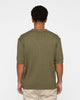 XXIII Terry Knit Button Up Shirt Khaki
