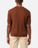 XXIII Terry Knit Button Up Shirt Brown