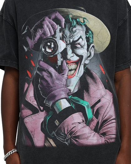Goat Crew X DC Batman The Killing Joke  Vintage T-Shirt Black Wash