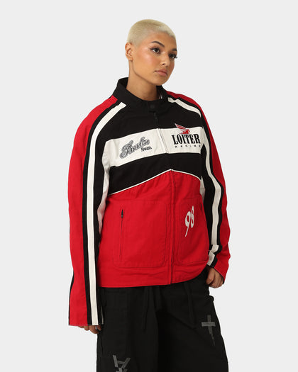 Loiter Motor Jacket Red