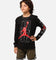 Jordan Kids' AJ Mirror Game Long Sleeve T-Shirt Black