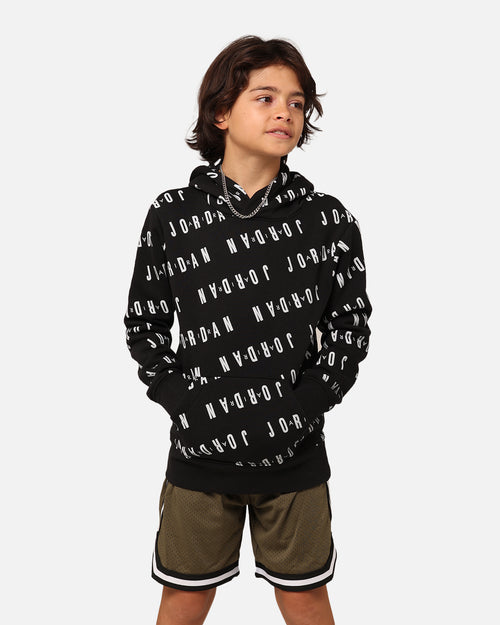 Jordan Kids' Essential AOP Pullover Hoodie Black