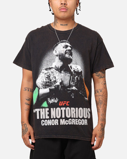 UFC By Goat Crew Conor McGregor Vintage T-Shirt Black Wash