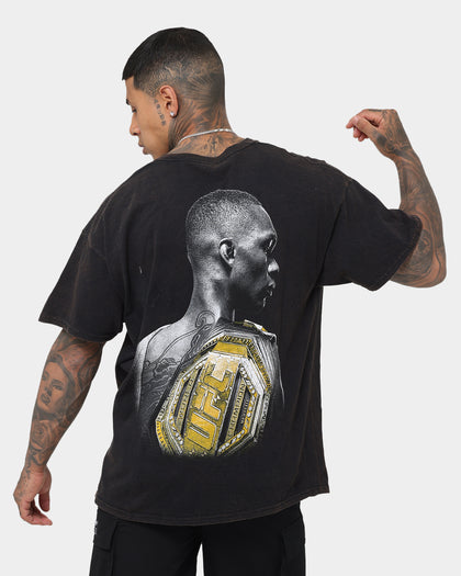 UFC By Goat Crew Israel Adesanya Vintage T-Shirt Black Wash
