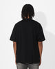 Saint Morta Gothic Appliqué Boxy T-Shirt Black