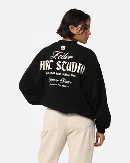 Loiter Art Studio Crewneck Black