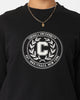 The New Establishment Women's Cornell Crest Crewneck Black