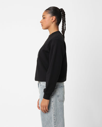 The New Establishment Women's Cornell Crest Crewneck Black