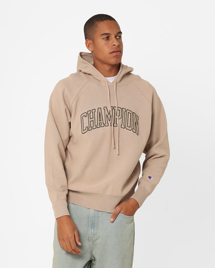 Champion LFS Knitted Hoodie Cafe Latte
