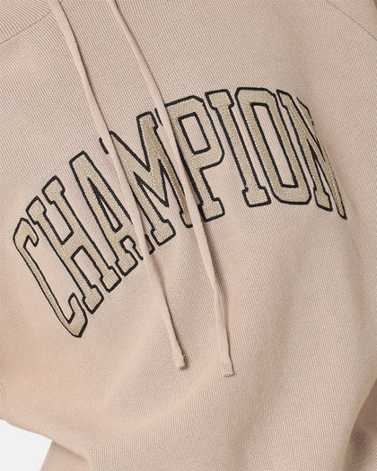 Champion LFS Knitted Hoodie Cafe Latte