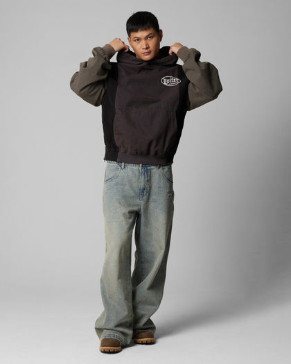 Loiter Splinter Hoodie Black/Charcoal