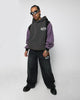 Loiter Splinter Hoodie Charcoal/Purple