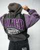 Loiter Splinter Hoodie Charcoal/Purple