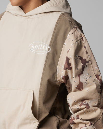 Loiter Splinter Hoodie Desert Camo