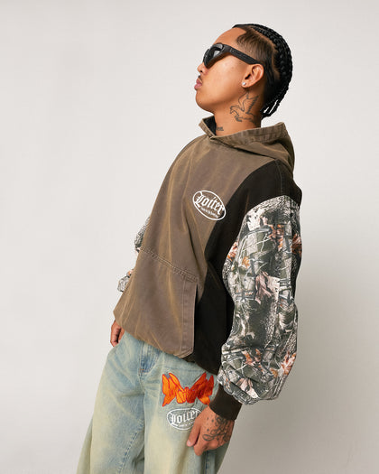 Loiter Splinter Hoodie Khaki/Camo