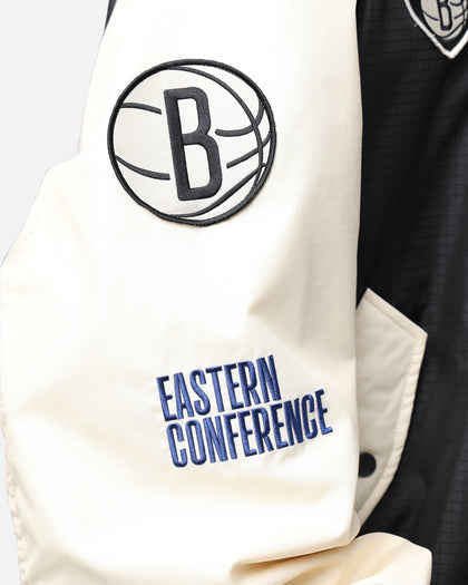 New Era X Alpha Industries Brooklyn Nets L-2B Bomber Jacket Black