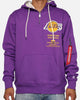 New Era X Alpha Industries Los Angeles Lakers Zipper Hoodie Purple