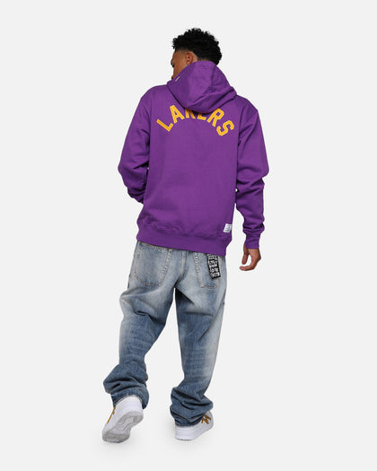 New Era X Alpha Industries Los Angeles Lakers Zipper Hoodie Purple