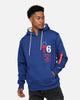 New Era X Alpha Industries Philadelphia 76ers Zipper Hoodie Blue