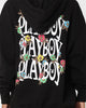 Playboy Flowers Hoodie Black