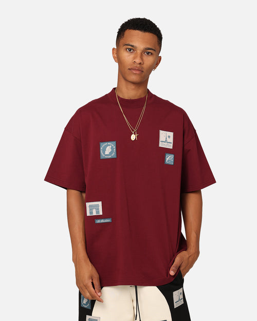 Carre Avant Oversized T-Shirt Maroon