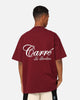 Carre Avant Oversized T-Shirt Maroon