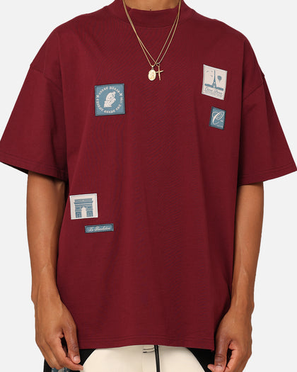 Carre Avant Oversized T-Shirt Maroon