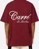 Carre Avant Oversized T-Shirt Maroon