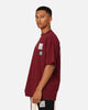Carre Avant Oversized T-Shirt Maroon