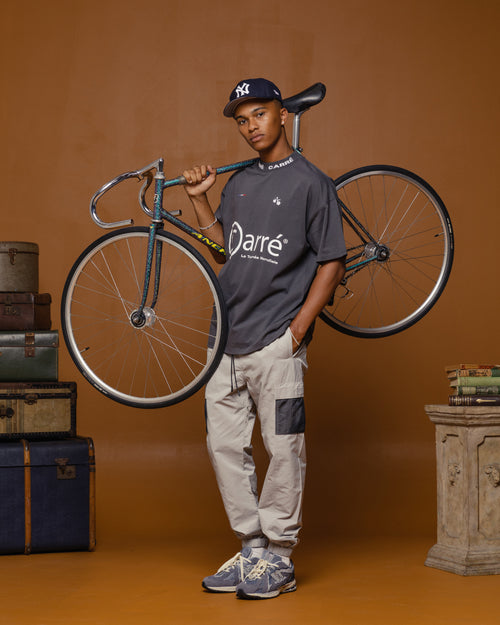 Carre Tournee Oversized Short Sleeve T-Shirt Coal