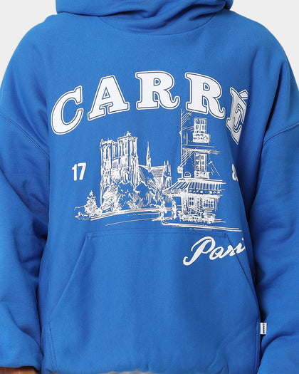 Carre Vues Oversized Superior Hoodie Blue