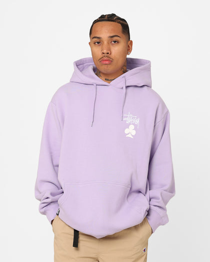Stussy House Of Cards Hoodie Lilac Culture Kings NZ
