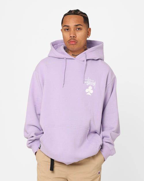 Stussy House Of Cards Hoodie Lilac