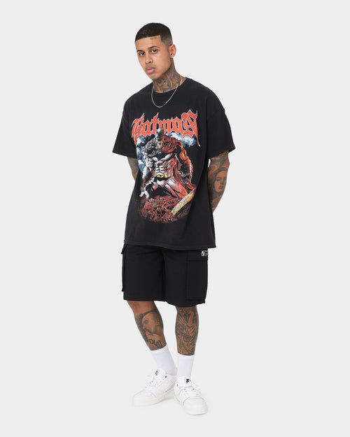 Goat Crew X DC Batman Metal Vintage T-Shirt Black Wash
