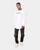 Saint Morta Cursive El Duplo Long Sleeve T-Shirt White/Black