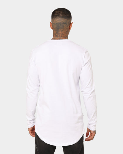 Saint Morta Cursive El Duplo Long Sleeve T-Shirt White/Black