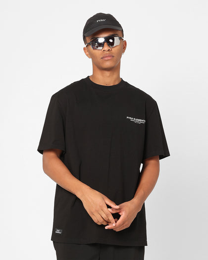 Pyra Marker Logo T-Shirt Black/White