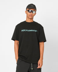 Pyra Graf Logo T-Shirt Black/Teal
