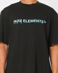 Pyra Graf Logo T-Shirt Black/Teal