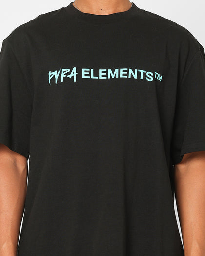 Pyra Graf Logo T-Shirt Black/Teal