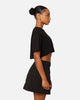 Playboy Women's Butterfly Cropped T-Shirt Black