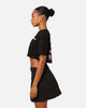 Playboy Women's Butterfly Cropped T-Shirt Black
